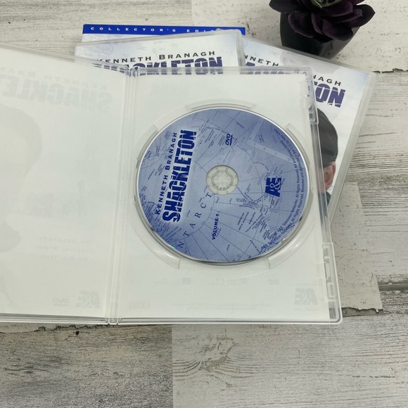 Shackelton Kenneth Branagh DVD Set Of 2 A&E Survival Story - Picture 4 of 5